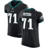 Men’s Nike Philadelphia Eagles #71 Jason Peters Black Alternate Stitched NFL Vapor Untouchable Elite Jersey