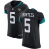 Nike Jacksonville Jaguars #5 Blake Bortles Black Alternate Men’s Stitched NFL Vapor Untouchable Elite Jersey