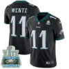 Nike Eagles #11 Carson Wentz Black Alternate Super Bowl LII Champions Men’s Stitched NFL Vapor Untouchable Limited Jersey