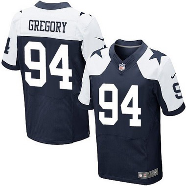 Men’s Dallas Cowboys #94 Randy Gregory Navy Blue Thanksgiving Alternate NFL Nike Elite Jersey