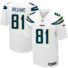 Nike Los Angeles Chargers #81 Mike Williams White Men’s Stitched NFL New Elite Jersey