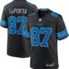 Men’s Detroit Lions #87 Sam Laporta Limited Black 2024 Vapor Stitched Jersey