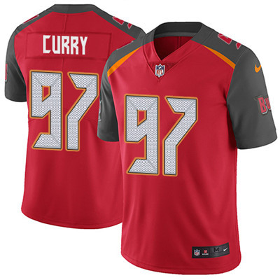 Nike Tampa Bay Buccaneers #97 Vinny Curry Red Team Color Men’s Stitched NFL Vapor Untouchable Limited Jersey