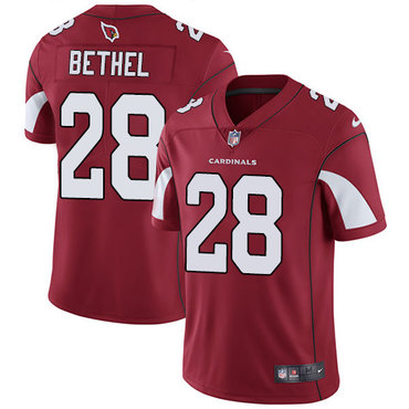 Nike Arizona Cardinals #28 Justin Bethel Red Team Color Men’s Stitched NFL Vapor Untouchable Limited Jersey