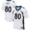 Nike Broncos #80 Jake Butt White Men’s Stitched NFL New Elite Jersey