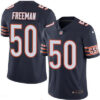 Men’s Chicago Bears #50 Jerrell Freeman Navy Blue 2016 Color Rush Stitched NFL Nike Limited Jersey