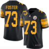 Men’s Pittsburgh Steelers #73 Ramon Foster Black 2016 Color Rush Stitched NFL Nike Limited Jersey
