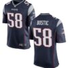Men’s New England Patriots #58 Jon Bostic Navy Blue Team Color 2015 NFL Nike Elite Jersey