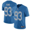 Nike Detroit Lions #93 Da’Shawn Hand Blue Throwback Men’s Stitched NFL Vapor Untouchable Limited Jersey