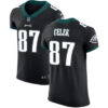 Men’s Nike Philadelphia Eagles #87 Brent Celek Black Alternate Stitched NFL Vapor Untouchable Elite Jersey