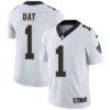 Nike New Orleans Saints #1 Who Dat White Men’s Stitched NFL Vapor Untouchable Limited Jersey