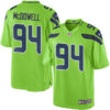 Nike Seattle Seahawks #94 Malik McDowell Green Men’s Stitched NFL Limited Rush Jersey