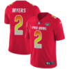 Nike New York Jets #2 Jason Myers Red Men’s Stitched NFL Limited AFC 2019 Pro Bowl Jersey