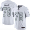 Men’s Oakland Raiders #78 Justin Ellis White 2016 Color Rush Stitched NFL Nike Limited Jersey