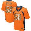 Nike Broncos #58 Von Miller Orange Team Color Men’s Stitched NFL New Elite Gold Jersey