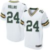 Men’s Green Bay Packers #24 Quinten Rollins White Elite Jersey