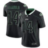 Nike New York Jets #14 Sam Darnold Black Shadow Legend Limited Jersey