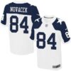 Men’s Dallas Cowboys #84 Jay Novacek White Thanksgiving Retired Player NFL Nike Elite Jersey
