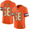 Nike Broncos #58 Von Miller Orange Men’s Stitched NFL Limited Gold Rush Jersey