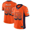 Nike Broncos #58 Von Miller Orange Team Color Men’s Stitched NFL Limited Rush Drift Fashion Jersey
