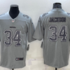 Men’s Las Vegas Raiders #34 Bo Jackson Grey Atmosphere Fashion 2022 Vapor Untouchable Stitched Limited Jersey