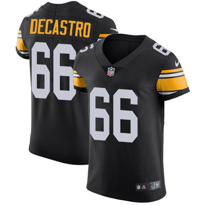 Nike Steelers #66 David DeCastro Black Alternate Men’s Stitched NFL Vapor Untouchable Elite Jersey