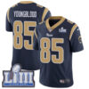 #85 Limited Jack Youngblood Navy Blue Nike NFL Home Men’s Jersey Los Angeles Rams Vapor Untouchable Super Bowl LIII Bound