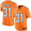 Men’s Miami Dolphins #31 Michael Thomas Orange 2016 Color Rush Stitched NFL Nike Limited Jersey