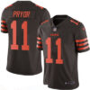 Men’s Cleveland Browns #11 Terrelle Pryor Brown 2016 Color Rush Stitched NFL Nike Limited Jersey