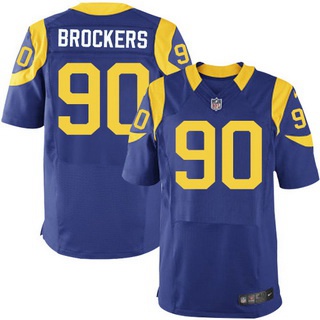 Men’s Los Angeles Rams #90 Michael Brockers Royal Blue Alternate NFL Nike Elite Jersey