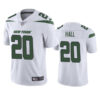 Men’s New York Jets #20 Breece Hall 2022 White Vapor Untouchable Limited Stitched Jersey