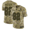Nike Cowboys #82 Jason Witten Camo Men’s Stitched NFL Limited 2018 Salute To Service Jersey