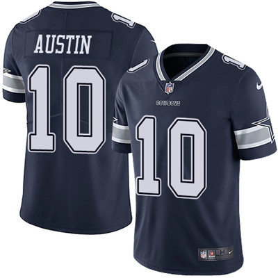 Nike Dallas Cowboys #10 Tavon Austin Navy Blue Team Color Men’s Stitched NFL Vapor Untouchable Limited Jersey