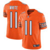 Nike Chicago Bears #11 Kevin White Orange Men’s Stitched NFL Limited Rush Jersey