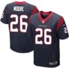 Men’s Houston Texans #26 Rahim Moore Navy Blue Team Color NFL Nike Elite Jersey