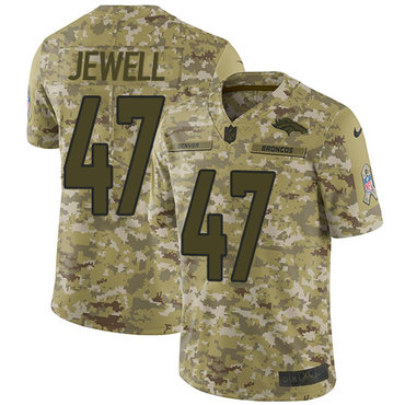 Nike Broncos #47 Josey Jewell Camo Men’s Stitched NFL Limited 2018 Salute To Service Jersey