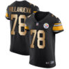 Nike Pittsburgh Steelers #78 Alejandro Villanueva Black Team Color Men’s Stitched NFL Elite Gold Jersey