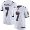 Ravens #7 Trace McSorley White Men’s Stitched Football Vapor Untouchable Limited Jersey