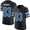 Men’s Detroit Lions #83 Tim Wright Black 2016 Color Rush Stitched NFL Nike Limited Jersey