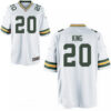 Men’s 2017 NFL Draft Green Bay Packers #20 Kevin King White Road Stitched NFL Nike Elite Jersey