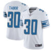 Nike Detroit Lions #30 Teez Tabor White Men’s Stitched NFL Vapor Untouchable Limited Jersey