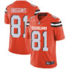 Men’s Nike Cleveland Browns #81 Rashard Higgins Orange Alternate Vapor Untouchable Limited Player NFL Jersey