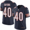 Men’s Chicago Bears #40 Gale Sayers Navy Blue 2016 Color Rush Stitched NFL Nike Limited Jersey