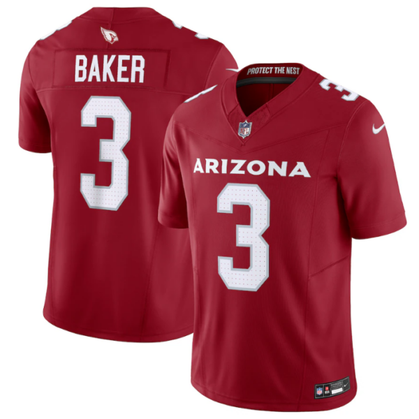 Men’s Arizona Cardinals #3 Budda Baker Red Vapor Untouchable F.U.S.E. Limited Stitched Football Jersey