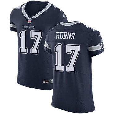 Men’s Nike Dallas Cowboys #17 Allen Hurns Navy Blue Team Color Stitched NFL Vapor Untouchable Elite Jersey