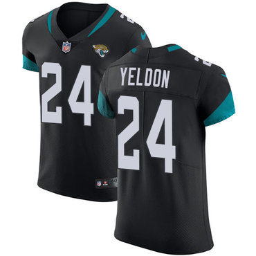 Nike Jacksonville Jaguars #24 T.J. Yeldon Black Alternate Men’s Stitched NFL Vapor Untouchable Elite Jersey