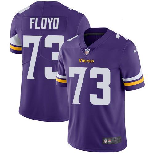 Nike Minnesota Vikings #73 Sharrif Floyd Purple Team Color Men’s Stitched NFL Vapor Untouchable Limited Jersey