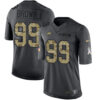 Men’s Philadelphia Eagles #99 Jerome Brown Black Anthracite 2016 Salute To Service Stitched NFL Nike Limited Jersey