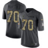 Men’s Dallas Cowboys #70 Zack Martin Black Anthracite 2016 Salute To Service Stitched NFL Nike Limited Jersey