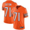 Nike Chicago Bears #71 Josh Sitton Orange Men’s Stitched NFL Limited Rush Jersey
